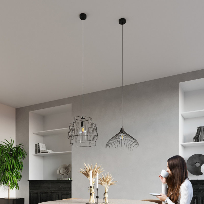 Binoche 1 - Light Single Pendant, Black