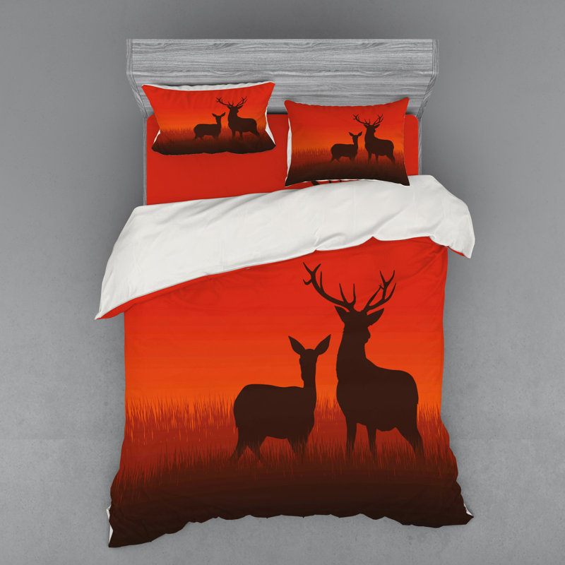 Rustic Polyester Duvet Cover, Queen Duvet Cover + 3 Additional Pieces