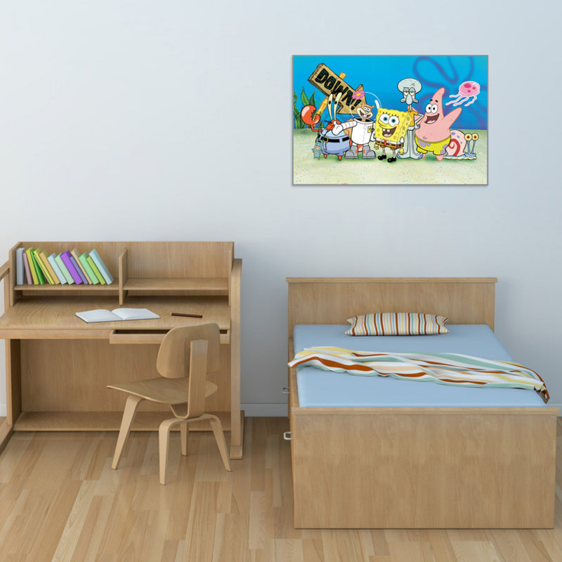 Spongebob by Spongebob - Single Picture Frame Print on MDF