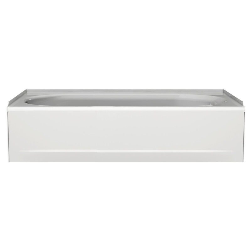Baignoire de trempage en alcôve / tuile 60 "x 30" Princeton Princeton, Blanc, Gauche