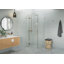 Halo 36 in. x 34 in. x 78 in. 90-degree Fully Frameless Glass Hinged Shower Enclosure