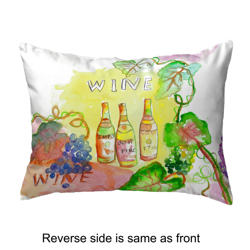 Outdoor Reversible Throw Pillow