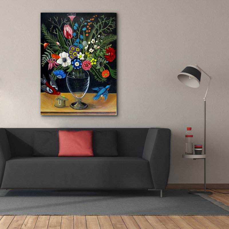«Best Vase» par Catherine A Nolin, art mural sur toile, H 54 po x l 40 po x P 1,5 po
