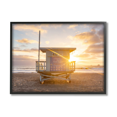 Beach Hut Summer Sunlight