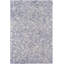 Tapis bleu/crème en laine touffeté abstraite fait main Colleen-1315366138