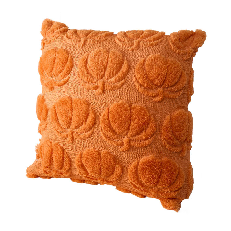 Abstract Orange Backrest Cushion