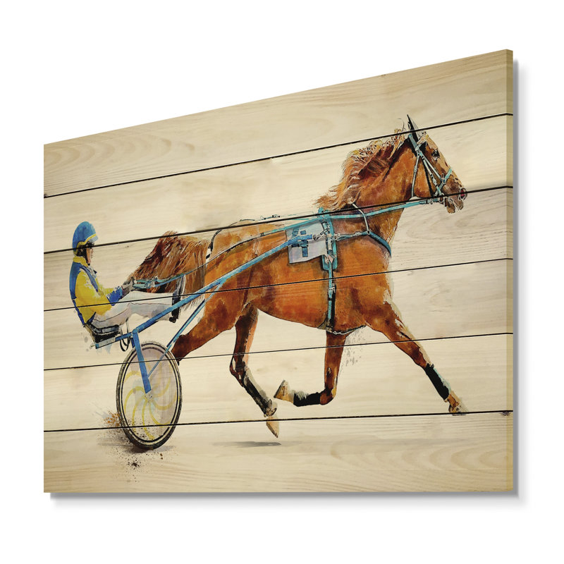 Concours de course de chevaux Derby Trotter II - Concours de course de chevaux Derby Trotter II - Peinture sur