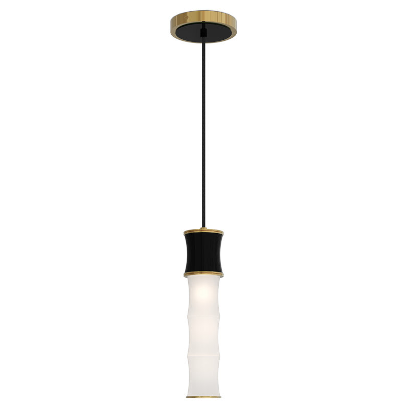 Kane 1 - Light Pendant, Obsidian/Gold