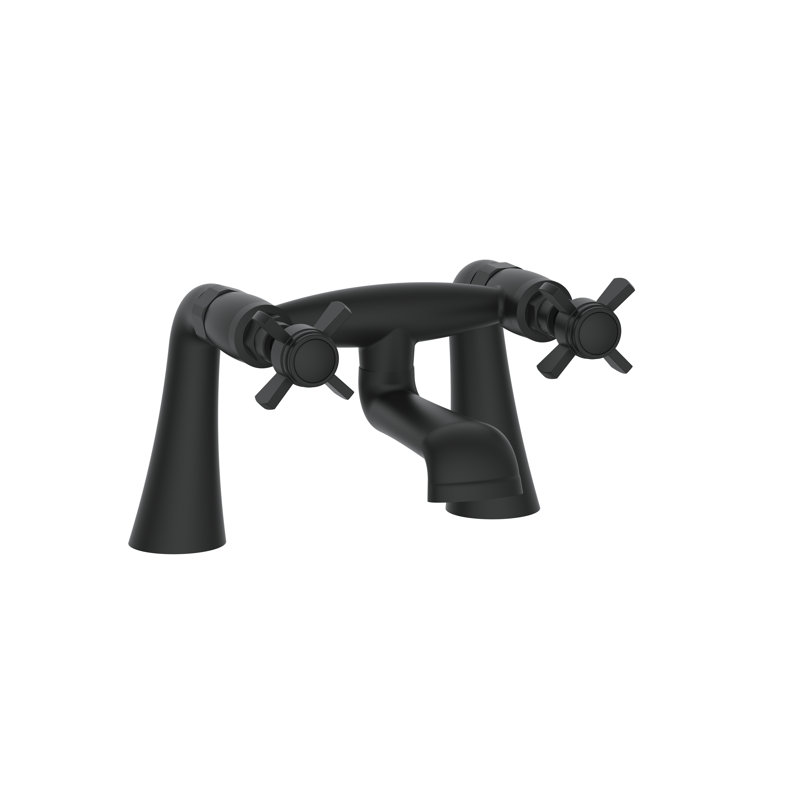 VeeBath Regency Traditional Bath Filler Mixer Tap, Matt Black