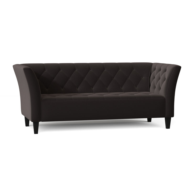 Carruth Upholstered 76'' Sofa, Gypsy Graphite Performance Microfiber
