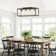 Maleika 4-Light Flush Mount Rectangular Ceiling Light