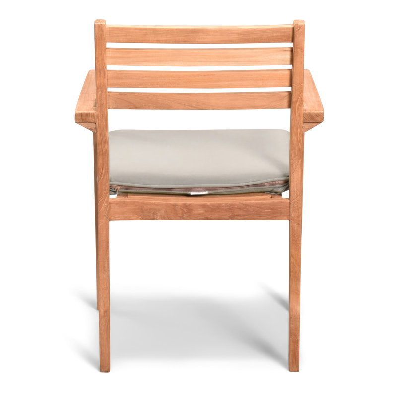 Universal Dining Arm Chair Cushion, Light Gray