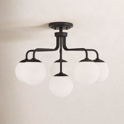 Chemise 6-Light Semi Flush Mount