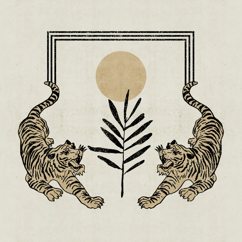 Furious Cats I by Melissa Wang - Wrapped Canvas Print, 122cm H x 122cm W