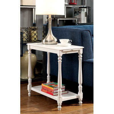 Table d'appoint transitionnelle l 12 po, blanc