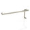 Mimas 44.25 in. x 78 in. Fully Frameless Glass Hinge Towel Bar Shower Door
