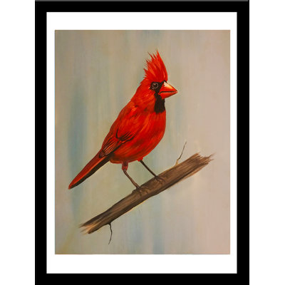 Cardinal par Ed Capeau - Peinture sur toile