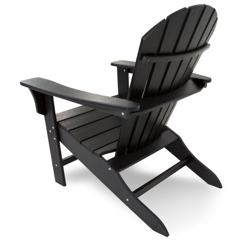 Chaise Adirondack POLYWOOD Yacht Club Shellback, Revolution® gris anthracite cendré