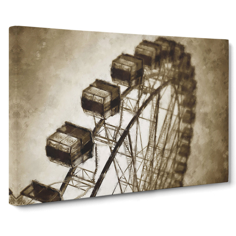 Ferris Wheel Vol.3 - Wrapped Canvas Print, 40cm H x 60cm W x 3cm D