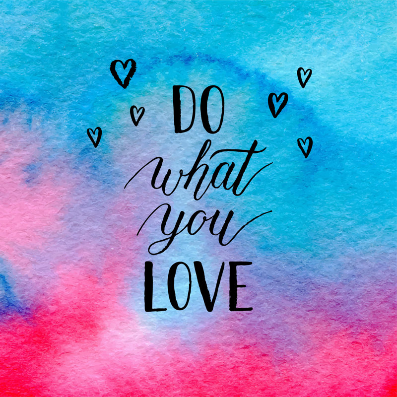 Love Inspiration Quote - Wrapped Canvas Print, 91cm H x 91cm W x 3.8cm D