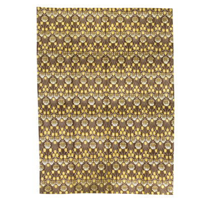 Area Rug in Brown