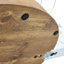 Table basse contemporaine à double couche artistique - marbre blanc et collage de grain de bois, plusieurs couleurs disponibles. Autocollant de panneau de densité, verre renforcé. W1151P233589-1139936356-1139748205-1108915901