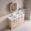 Meuble-lavabo avec 3 tiroirs et tablettes réglables