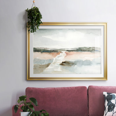 «Shell Montage III», encadré, avec cadre biseauté et verre