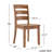 Alexa-Mae 4 - Person Solid Wood Top Pedestal Dining Set-756707472