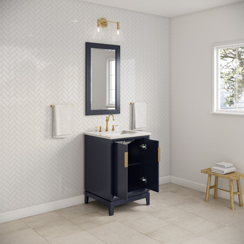 24" Single Bathroom Vanity Set, Monarch Blue