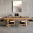 Brown Rectangular Solid Wood Dining Table-55386267