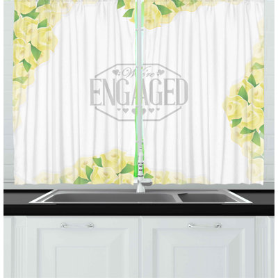 Pointed Kitchen Curtain