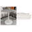 Marble-Top Round Side Table With Tapered Pedestal Base, Ideal For Living Room, Modern Minimalist Design-2055262468-2055262466