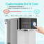 Système d'osmose inversée Soopyk Système de filtration instantanée d'eau chaude et froide, température et volume de distribution réglables, moniteur de durée de vie du filtre, Plug and Play