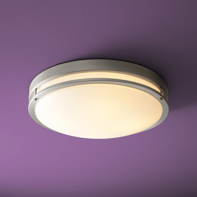 Paniagua Acrylic Flush Mount, 6.25" H x 24" W x 24" D