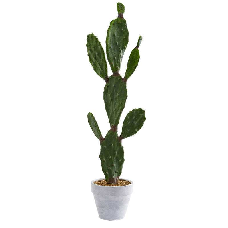 37'' Faux Cactus Plant in Pot