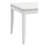 Rectangular Dining Table With Leaf - White