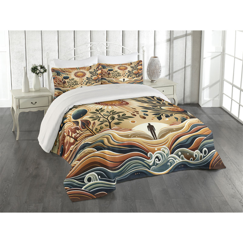 Polyester Coverlet, King Coverlet + 2 Standard Shams