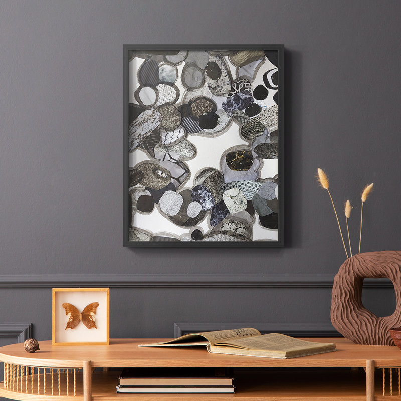 Egyptian Desert Framed Print - Solid Wood, Black, 14" H x 11" W