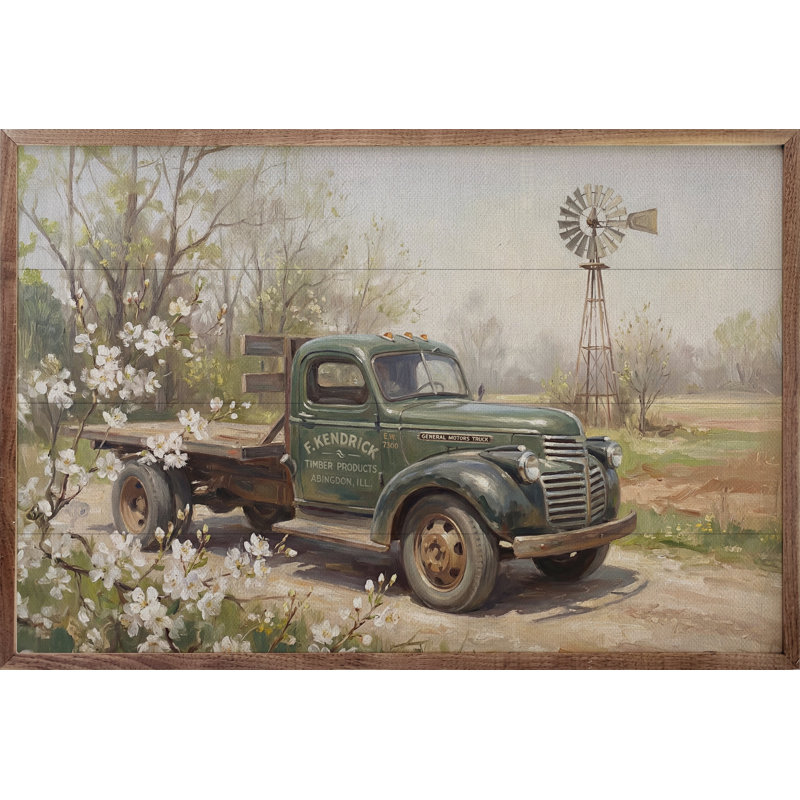 Kendrick Truck Early Spring, H 10 po x l 16 po