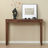 Nordic style simple brown console table.-582231986