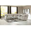 Canapé modulaire 3 pièces Annaliisa avec 4 sièges inclinables et 5 coussins décoratifs Annaliisa-86281570