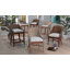 Tabouret de bar Bali et Pari Jasper Seagrass avec structure en bois d'acajou-682176018