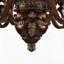 Plafonnier semi-encastré Retro Bronze Chandelier