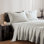 Ensemble de draps en satin de coton 425 draps