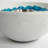 Round Concrete Tabletop Fireplace Wax burning Fire Pit Bowl - Indoor and Outdoor Use-86193661