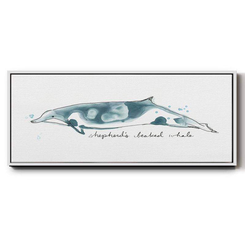 Baleine III - toile encadrée