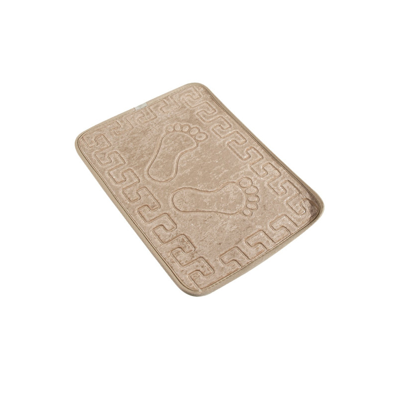 Tapis pour salle de bain Marg, Beige