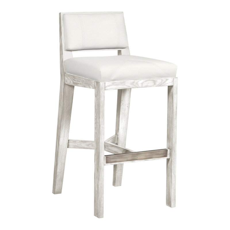 Thom Filicia 32.5'' Bar Stool, Casa Blanca, Kempsey Sheepskin