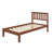 Wood Platform Bed With Headboard-1148228793